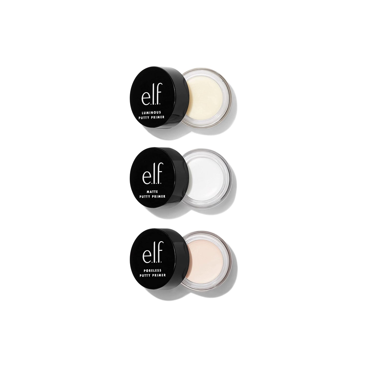 e.l.f, Luminous Putty Primer, Skin Perfecting, Lightweight, Silky, Long Lasting, Hydrates, Creates a Smooth Base, Illuminates, Plumps, Infused with hyaluronic acid and vegan collagen, 21g