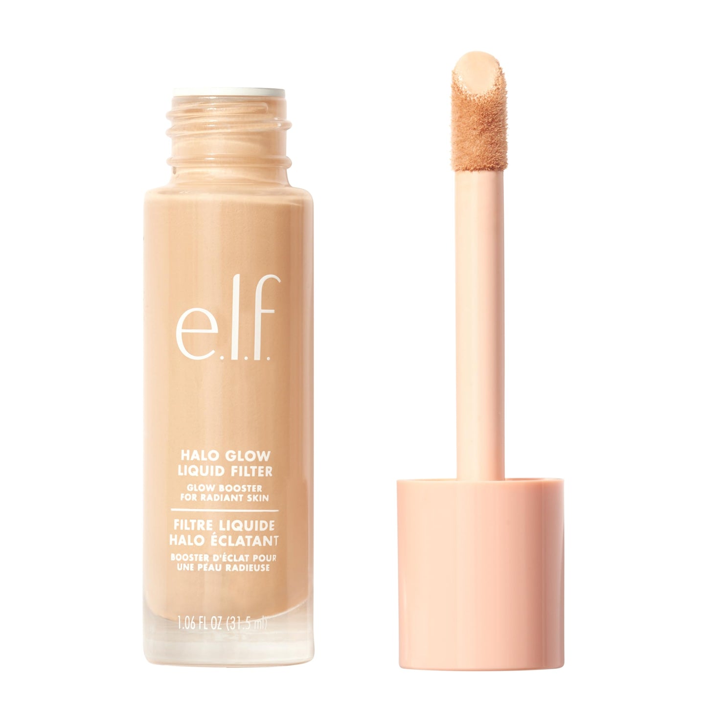 e.l.f. Halo Glow Liquid Filter, Complexion Booster For A Glowing, Soft-Focus Look, Infused With Hyaluronic Acid, Vegan & Cruelty-Free, 0 Fair