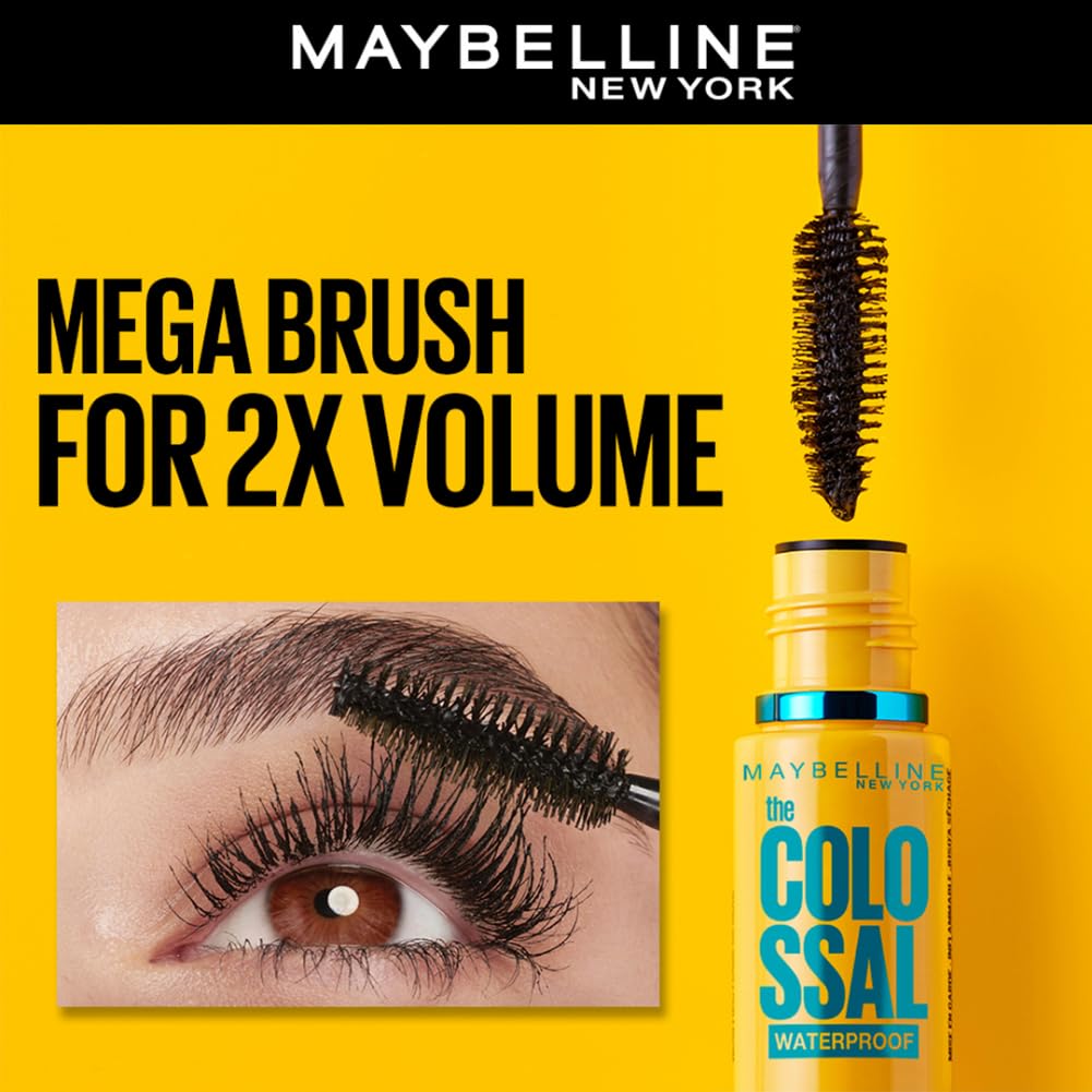 Maybelline Colossal Masc Black Waterproof 10ml