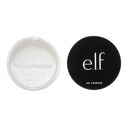 e.l.f. High Definition Powder, Loose Powder, Lightweight, Long Lasting, Creates Soft Focus Effect, Masks Fine Lines and Imperfections, Sheer, Radiant Finish 8g