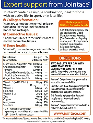 Jointace Vitabiotics Original, 90 Count