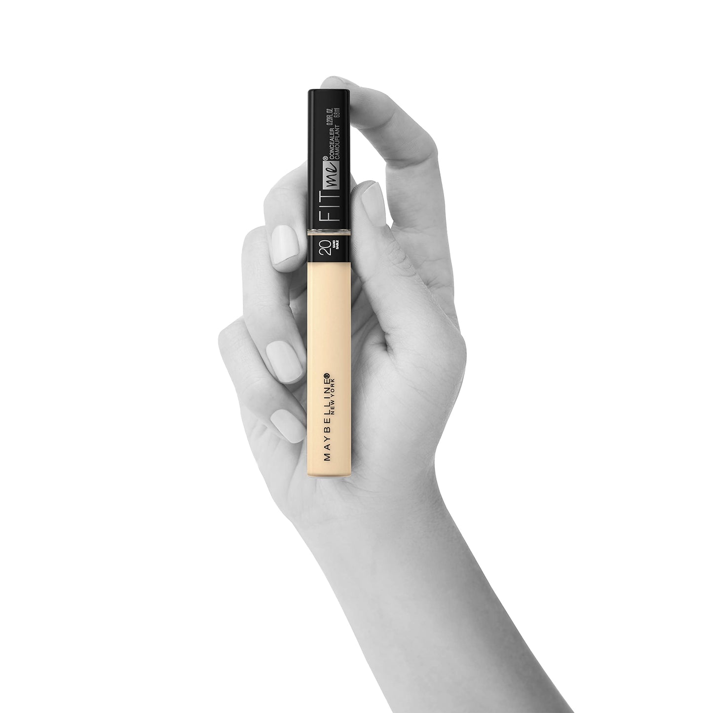 Maybelline Fit Me! Full Coverage Concealer, Matte & Poreless Ultra Blendable, Shade: 05 Ivory 6.8ml