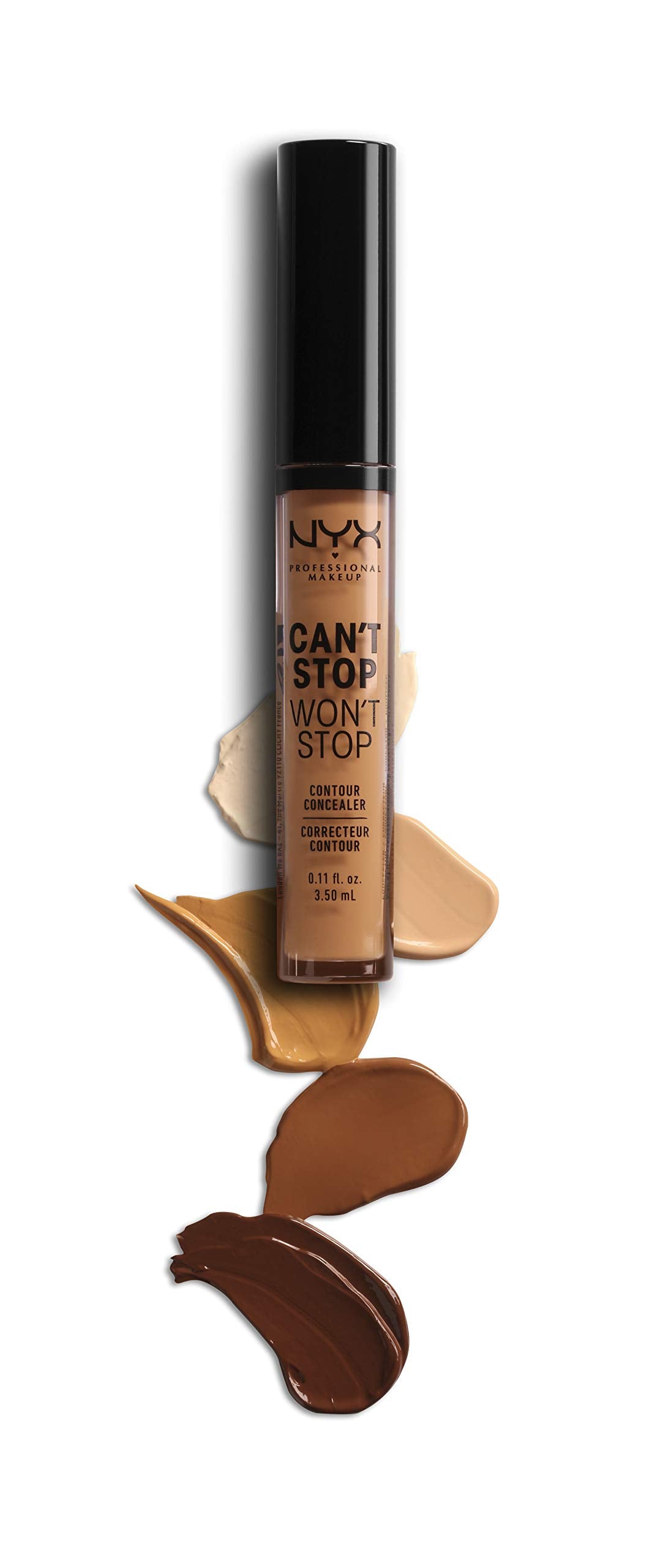 NYX Professional Makeup Can'T Stop Won'T Stop Full Coverage Concealer - Natural, 3.50ml