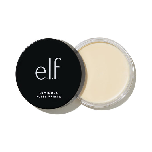 e.l.f, Luminous Putty Primer, Skin Perfecting, Lightweight, Silky, Long Lasting, Hydrates, Creates a Smooth Base, Illuminates, Plumps, Infused with hyaluronic acid and vegan collagen, 21g