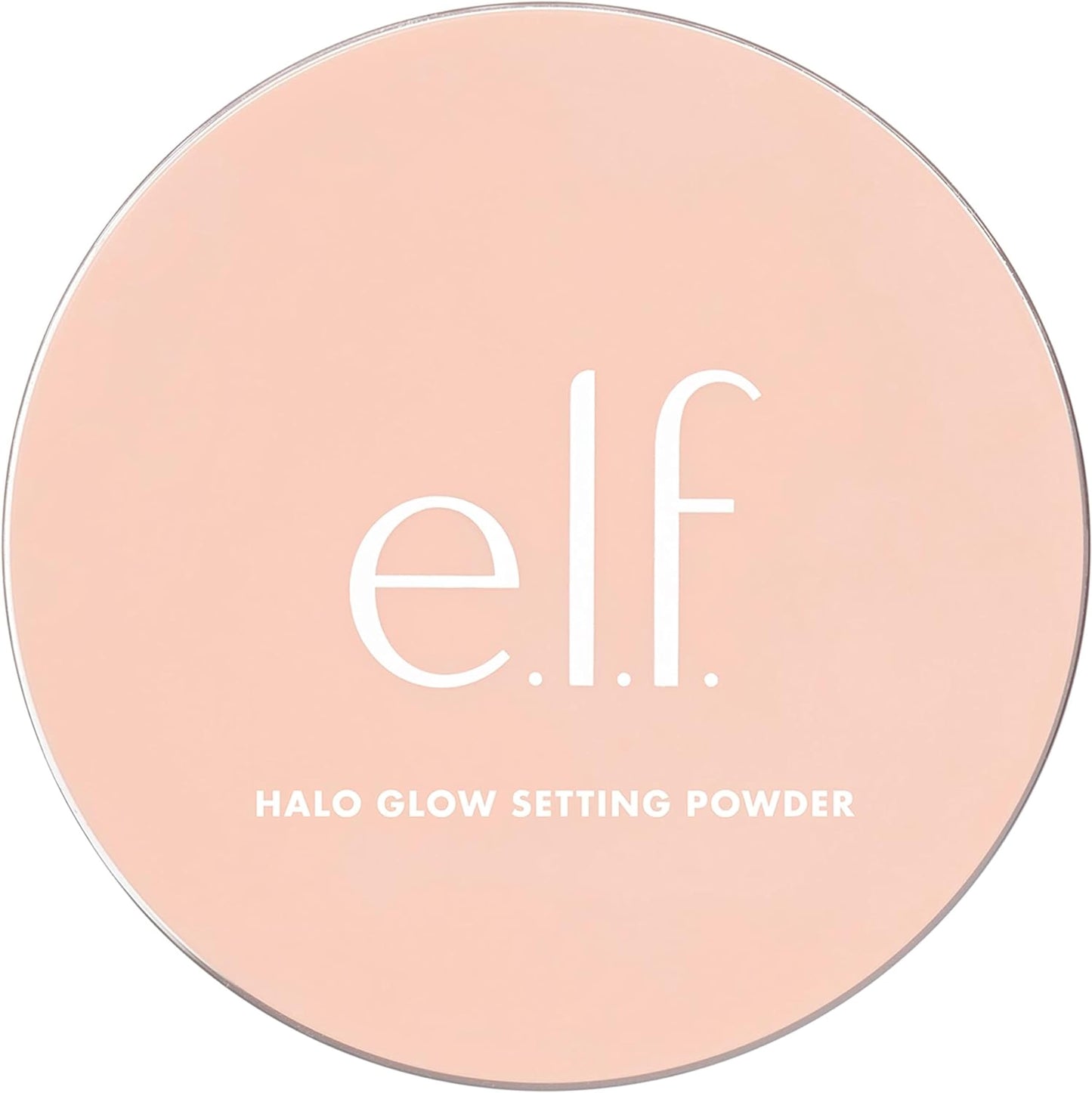 e.l.f., Halo Glow Setting Powder, Silky, Weightless, Blurring, Smooths, Minimizes Pores and Fine Lines, Creates Soft Focus Effect, Medium, Semi-Matte Finish 6.8g