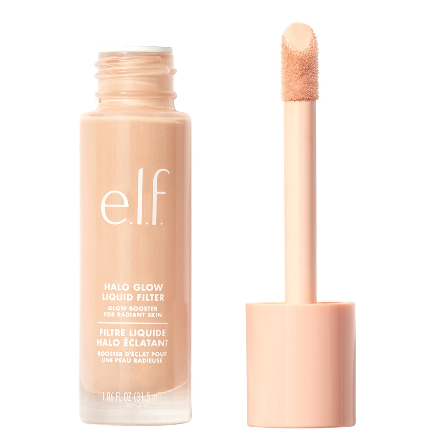 e.l.f. Halo Glow Liquid Filter, Complexion Booster For A Glowing, Soft-Focus Look, Infused With Hyaluronic Acid, Vegan & Cruelty-Free, 0 Fair