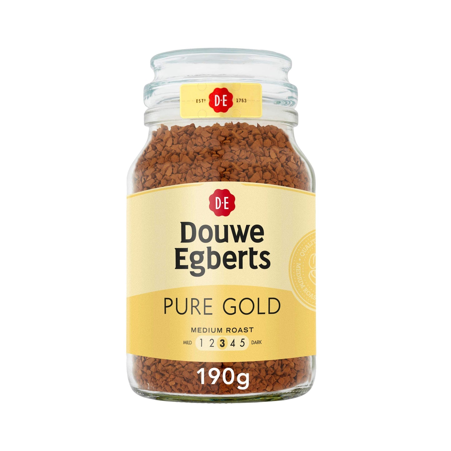 Douwe Egberts Pure Gold Instant Coffee - 1 x 750g Tin