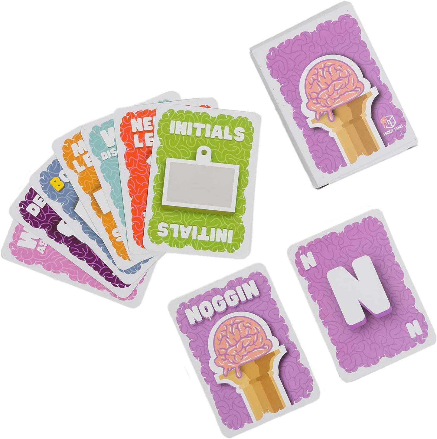 Noggin | Mind Melting Card Game from TV & Radio Personality Matt Edmondson | Ages 10+ | 2-20 Players | 10 Minutes Playing Time