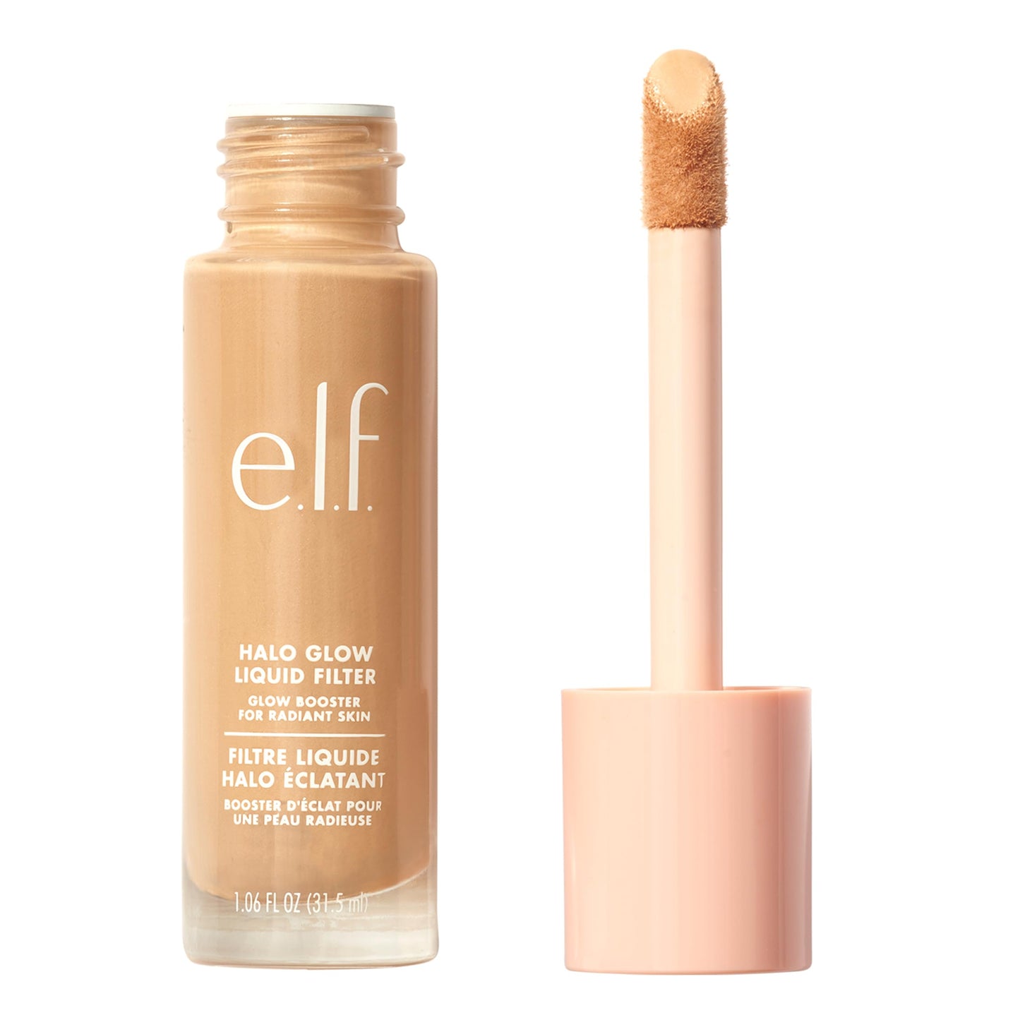 e.l.f. Halo Glow Liquid Filter, Complexion Booster For A Glowing, Soft-Focus Look, Infused With Hyaluronic Acid, Vegan & Cruelty-Free, 0 Fair