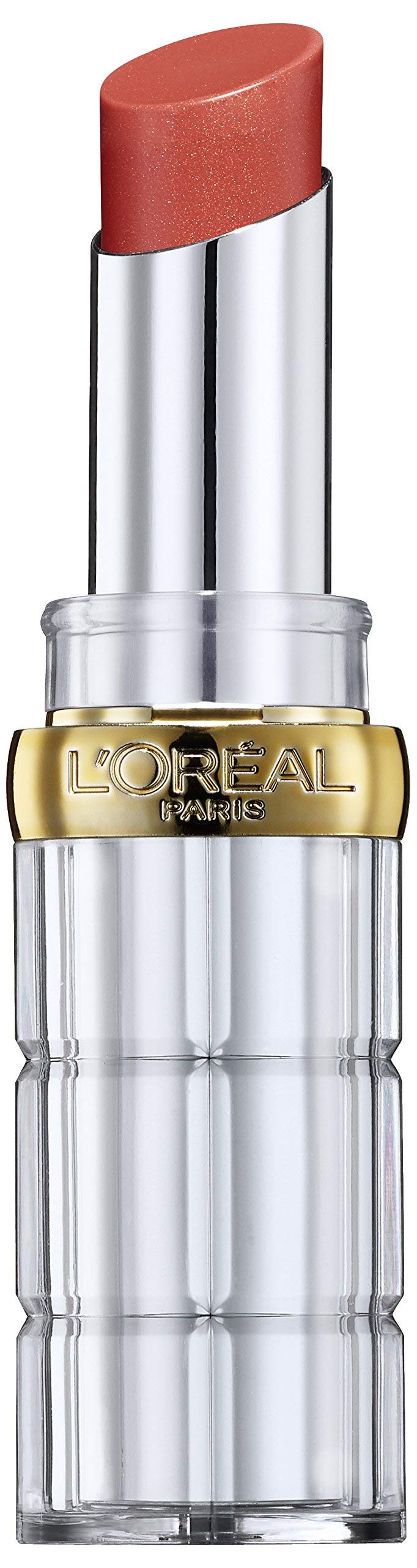 L'Oreal Paris Lipstick, Balm-In-Lipstick, Keep Lips Hydrated and Smooth, Natural-Looking Shiny Finish, Glow Paradise, 191 Nude Heaven?