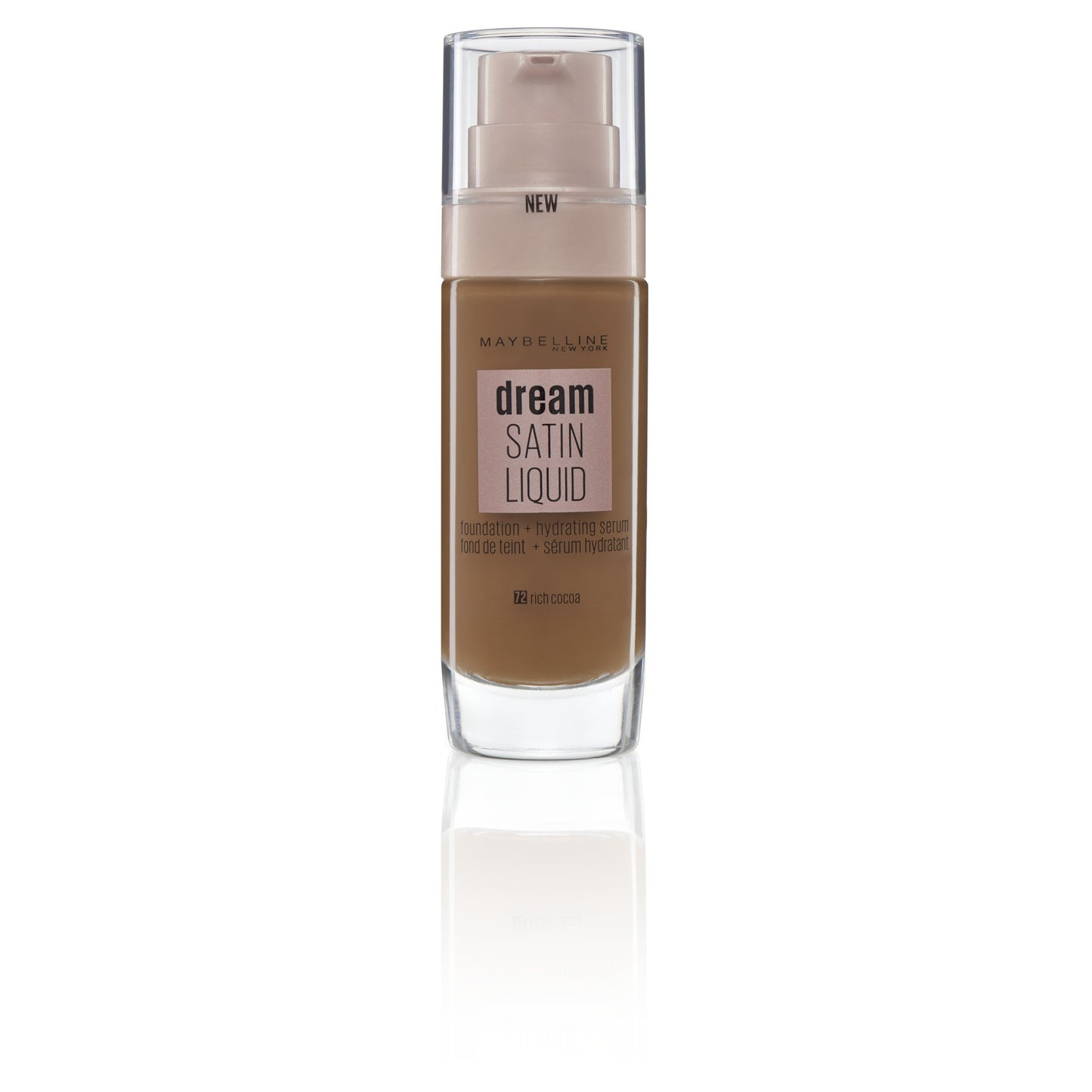 Maybelline Foundation, Dream Radiant Liquid Hydrating Foundation with Hyaluronic Acid and Collagen - Lightweight, Medium Coverage Up to 12 Hour Hydration - 30 Sand