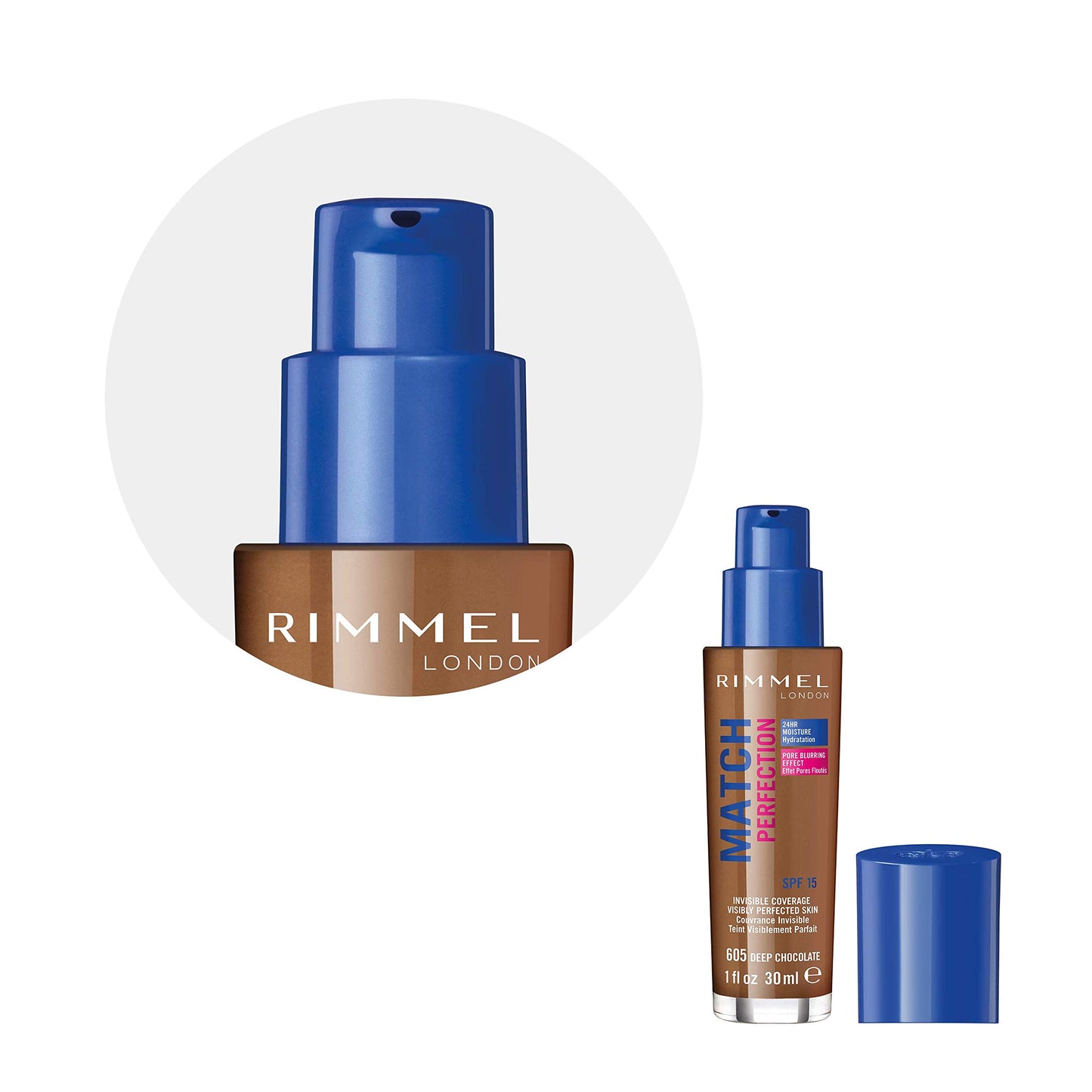 Rimmel Match Perfection Liquid Foundation, 101 Classic Ivory, 30ml