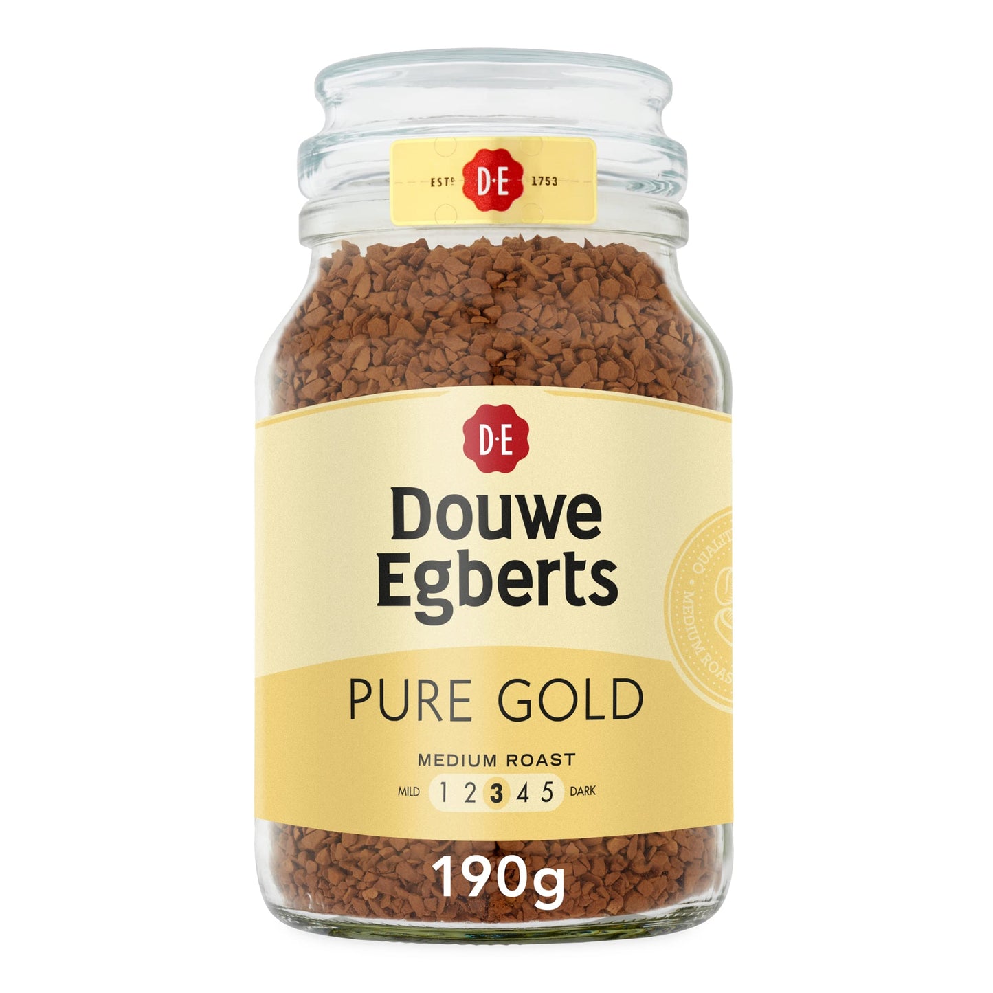 Douwe Egberts Pure Gold Instant Coffee - 1 x 750g Tin