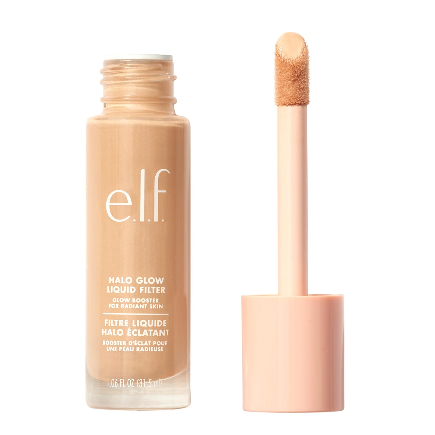 e.l.f. Halo Glow Liquid Filter, Complexion Booster For A Glowing, Soft-Focus Look, Infused With Hyaluronic Acid, Vegan & Cruelty-Free, 0 Fair