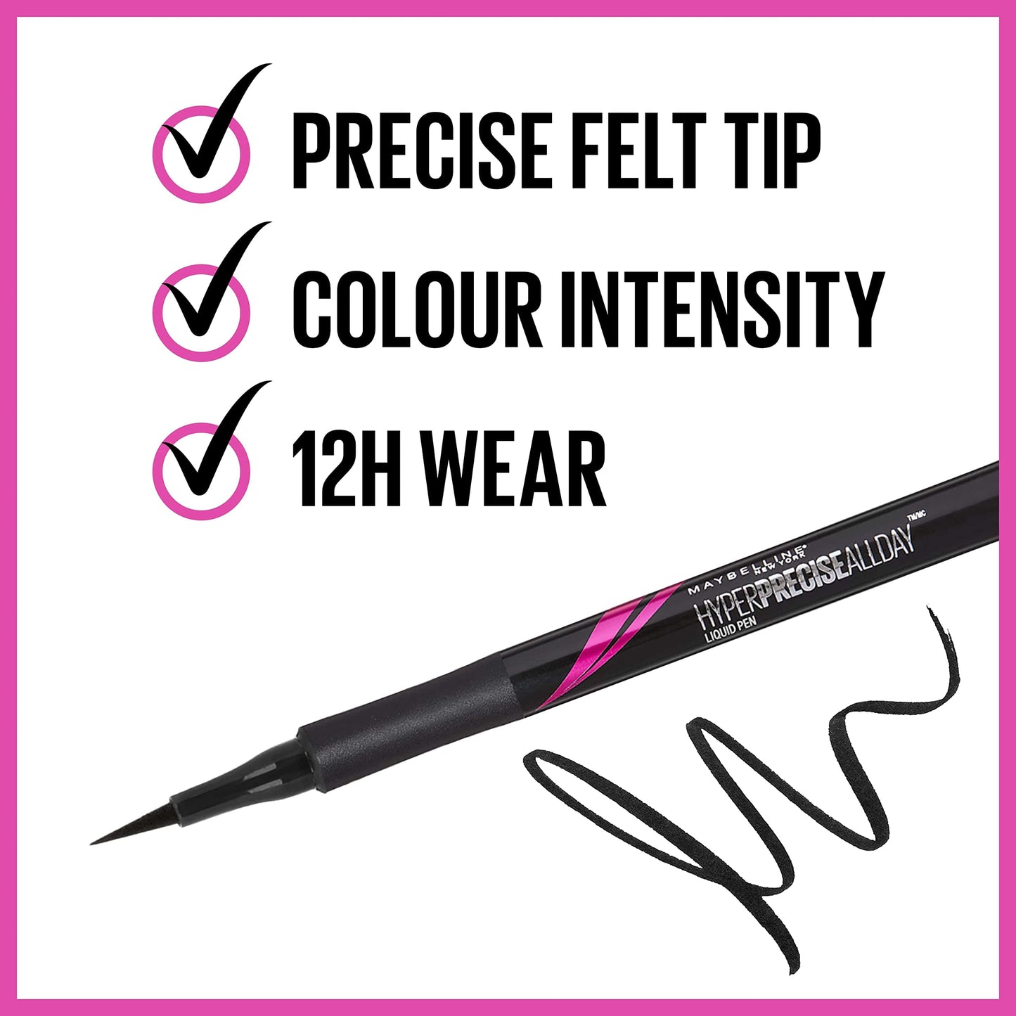 Maybelline The Falsies Instant Lash Lift Look Lengthening Volumising Mascara, Ultra black, 9.6 ml (Pack of 1)