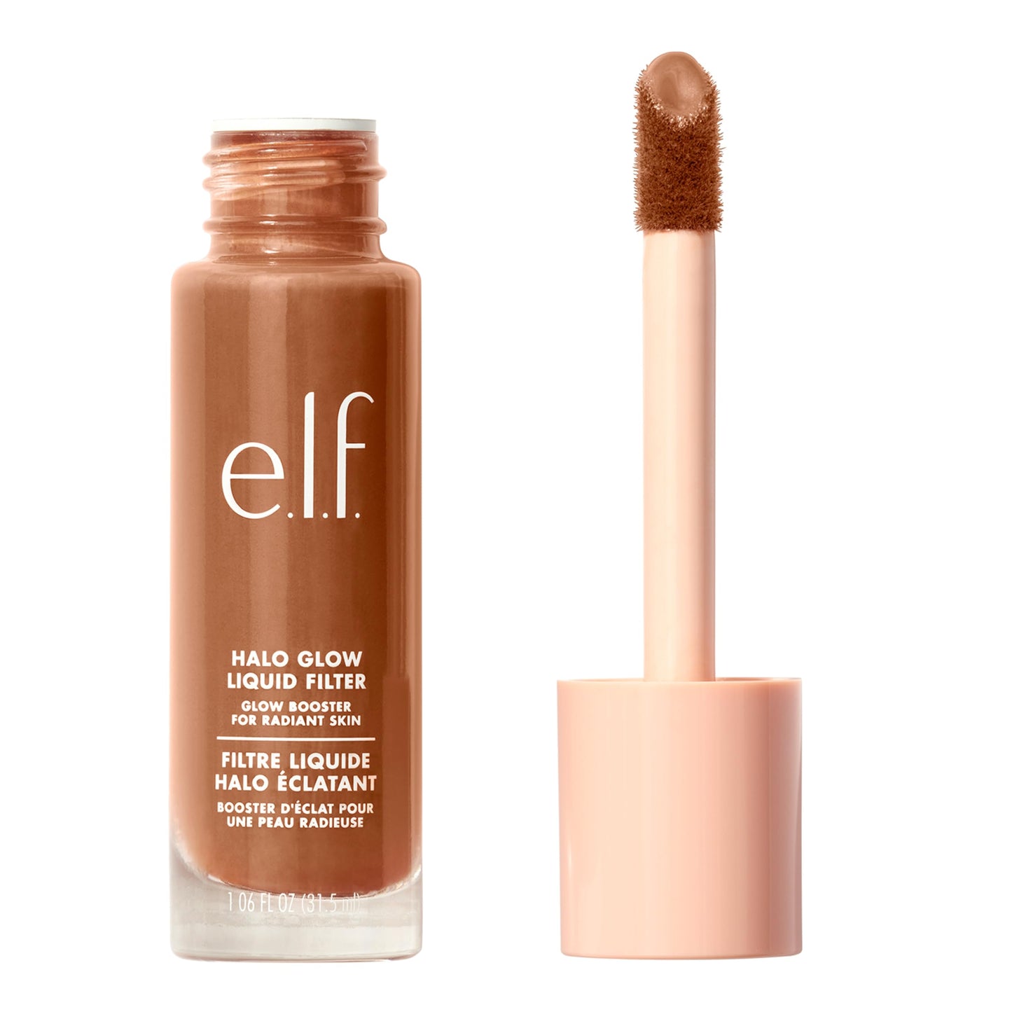 e.l.f. Halo Glow Liquid Filter, Complexion Booster For A Glowing, Soft-Focus Look, Infused With Hyaluronic Acid, Vegan & Cruelty-Free, 0 Fair