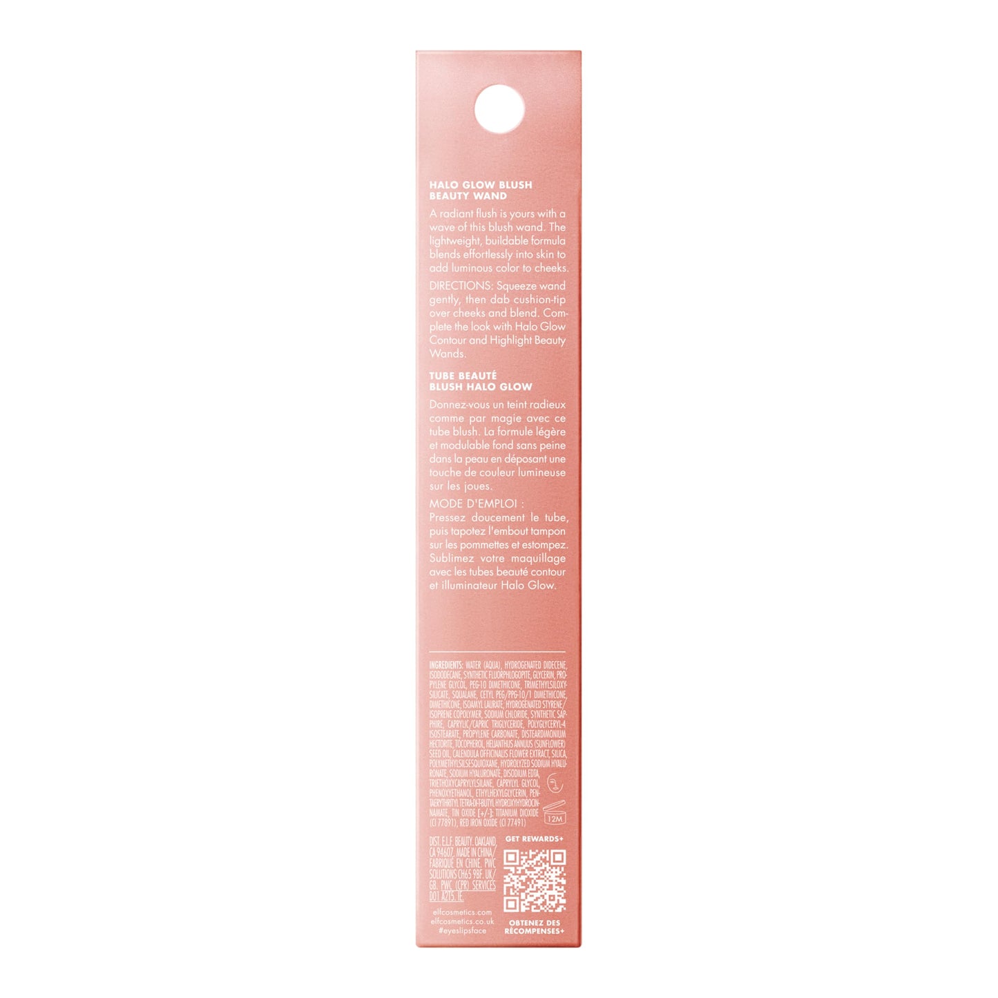 e.l.f. Halo Glow Blush Beauty Wand, Liquid Blush Wand For Radiant, Flushed Cheeks, Infused With Squalane, Vegan & Cruelty-free, Candlelit