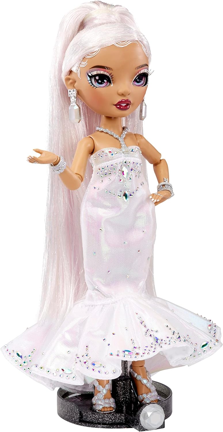 Rainbow High Holiday Editon Collectors Fashion Doll 2022 - ROXIE GRAND - Includes Multicoloured Hair, Iridescent & Diamond Gown, and Premium Doll Accessories - Great Gift for Kids Ages 6+