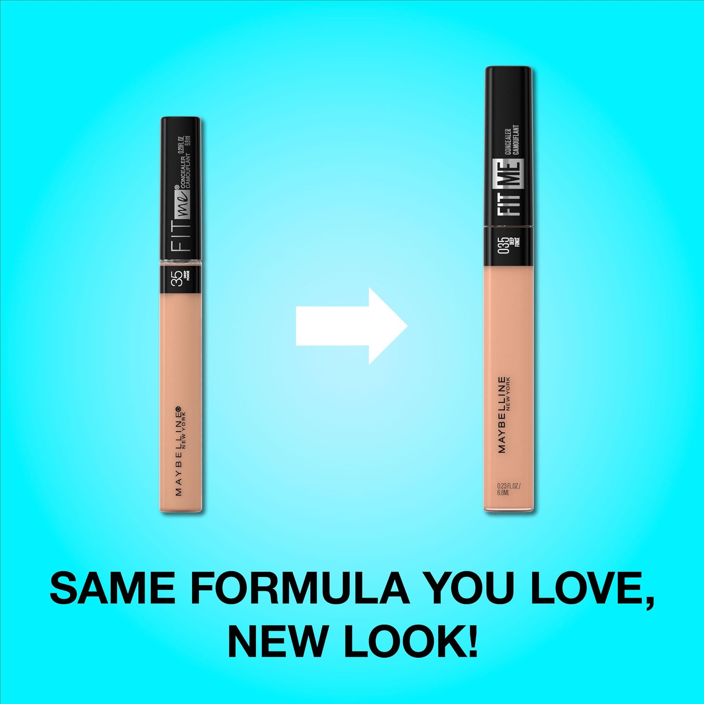 Maybelline Fit Me! Full Coverage Concealer, Matte & Poreless Ultra Blendable, Shade: 05 Ivory 6.8ml