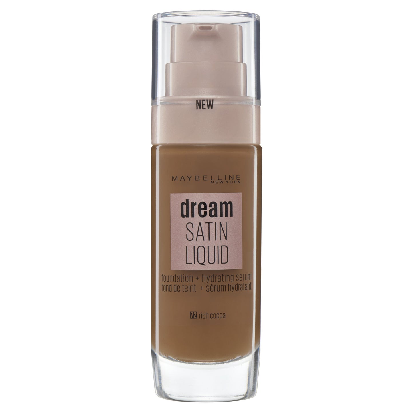 Maybelline Foundation, Dream Radiant Liquid Hydrating Foundation with Hyaluronic Acid and Collagen - Lightweight, Medium Coverage Up to 12 Hour Hydration - 30 Sand