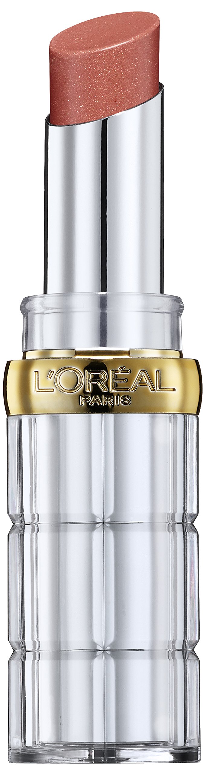 L'Oreal Paris Lipstick, Balm-In-Lipstick, Keep Lips Hydrated and Smooth, Natural-Looking Shiny Finish, Glow Paradise, 191 Nude Heaven?