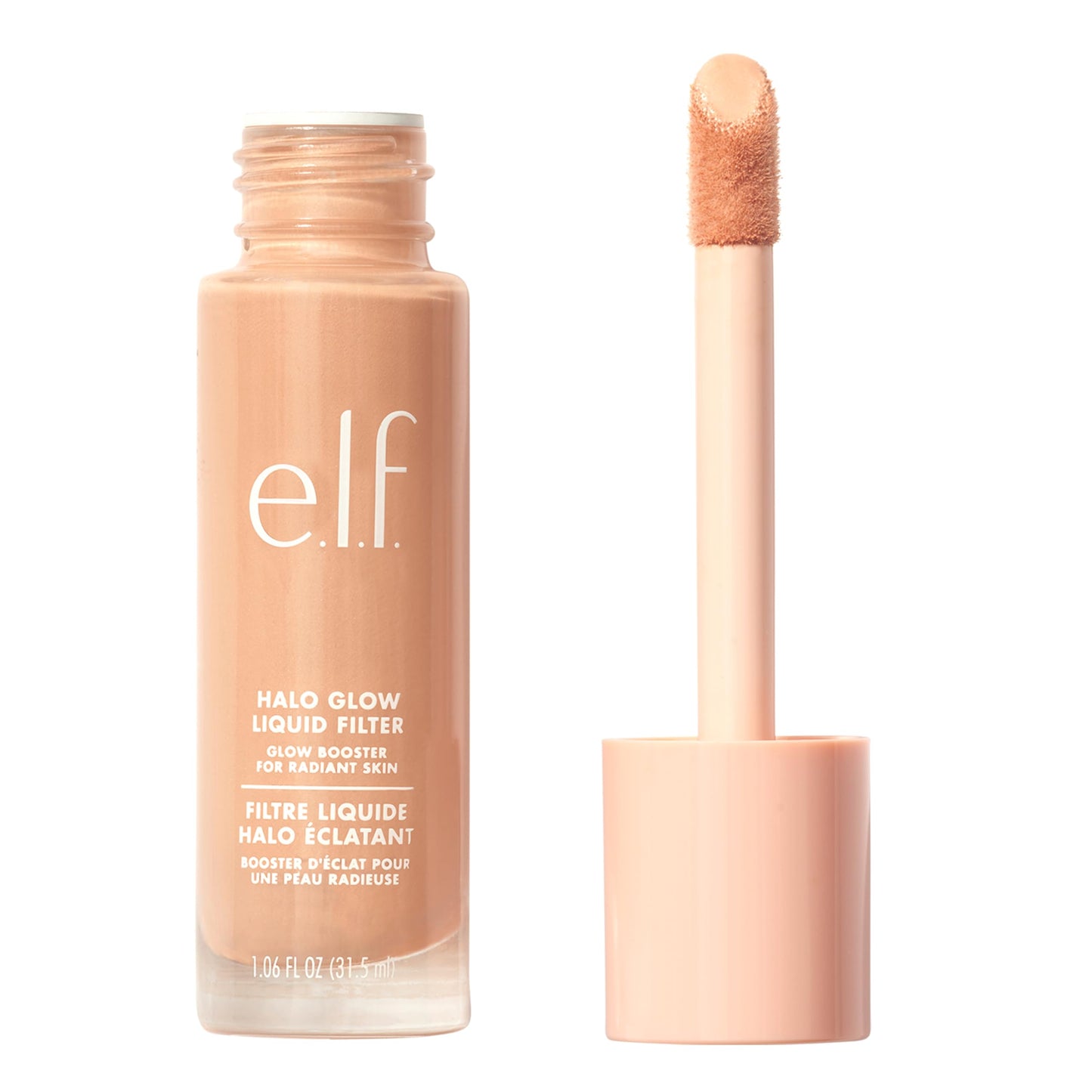 e.l.f. Halo Glow Liquid Filter, Complexion Booster For A Glowing, Soft-Focus Look, Infused With Hyaluronic Acid, Vegan & Cruelty-Free, 0 Fair