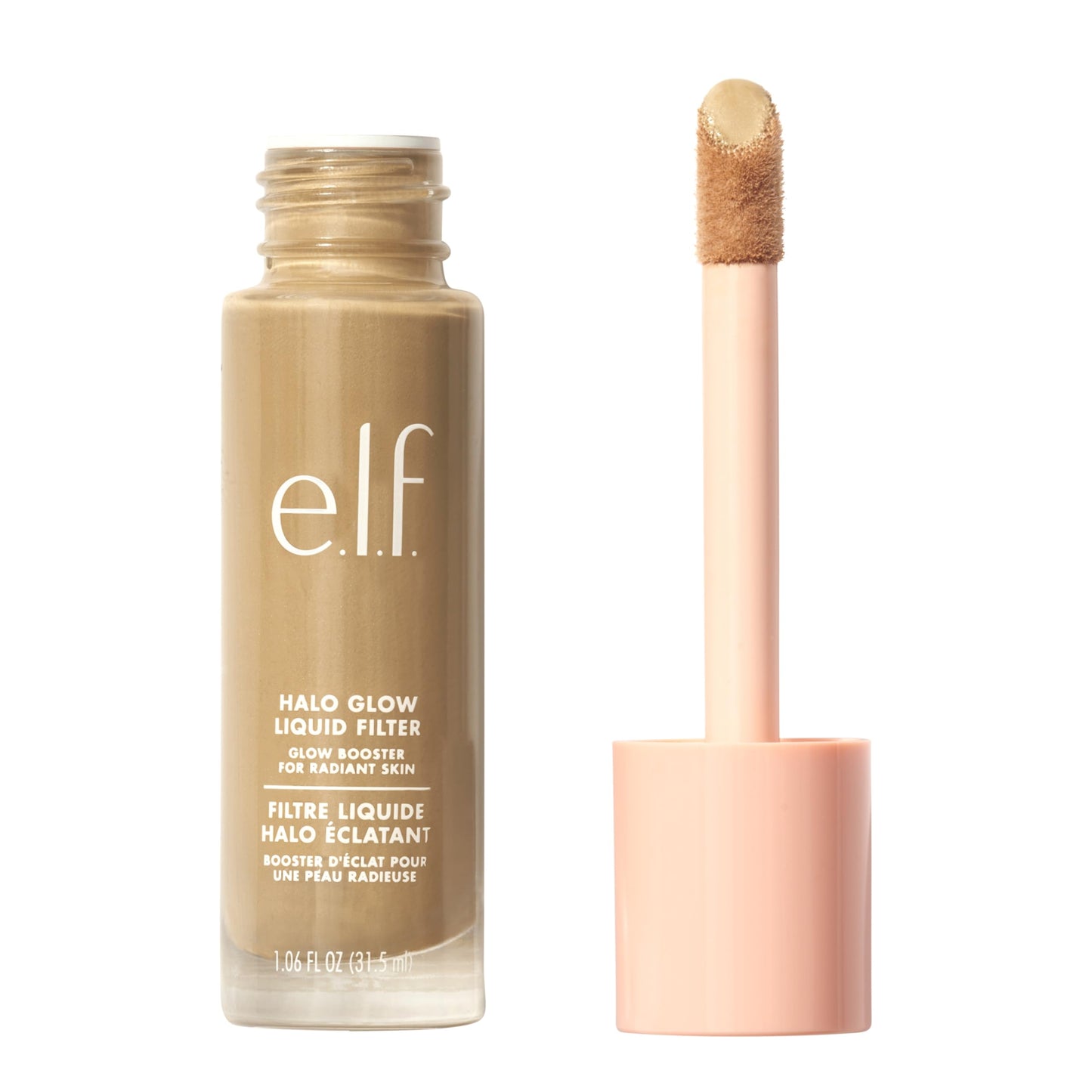 e.l.f. Halo Glow Liquid Filter, Complexion Booster For A Glowing, Soft-Focus Look, Infused With Hyaluronic Acid, Vegan & Cruelty-Free, 0 Fair