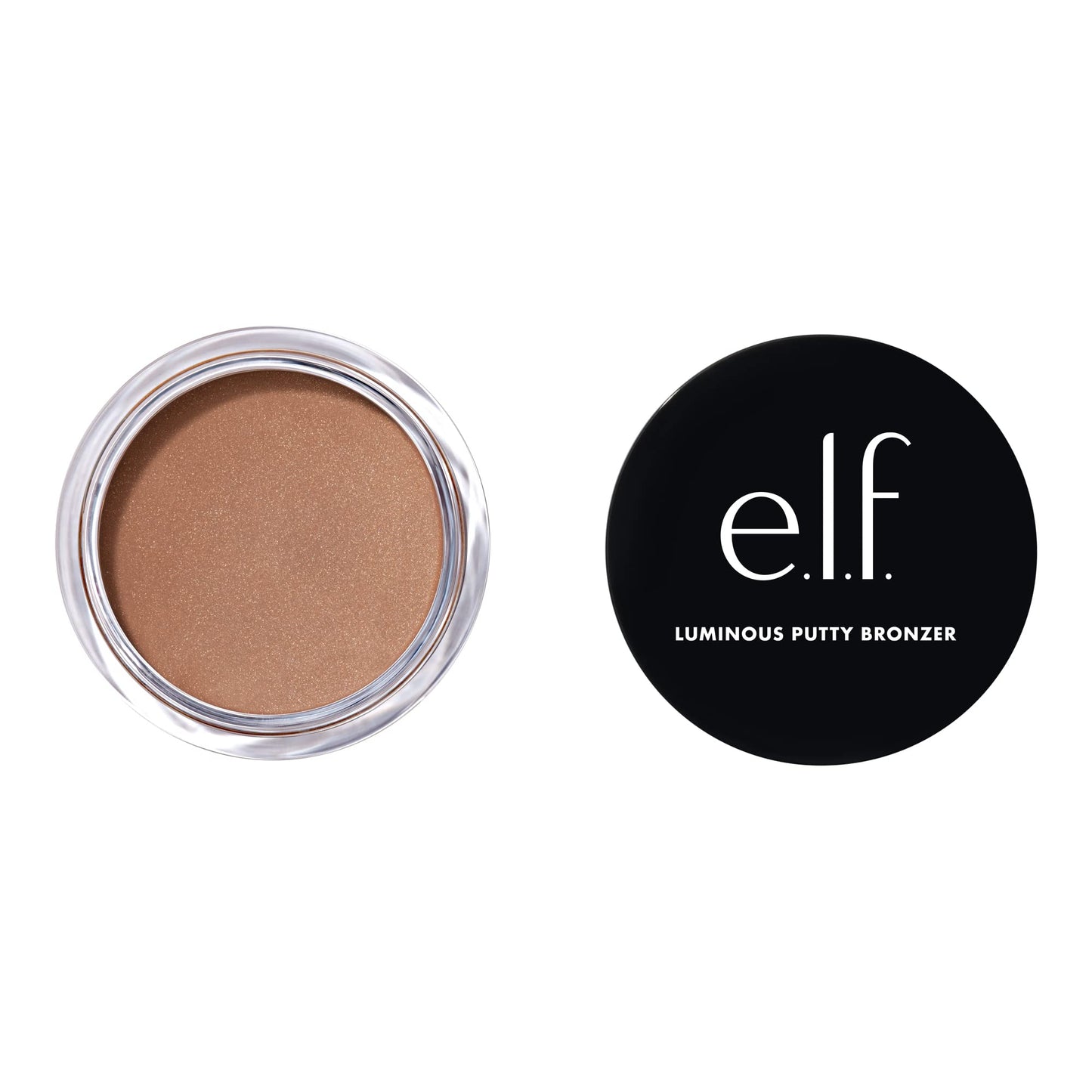 e.l.f. Luminous Putty Bronzer, Lightweight Putty-to-Powder Bronzer For A Radiant, Glowing Finish, Highly Pigmented, Vegan & Cruelty-Free, Summer Fridays