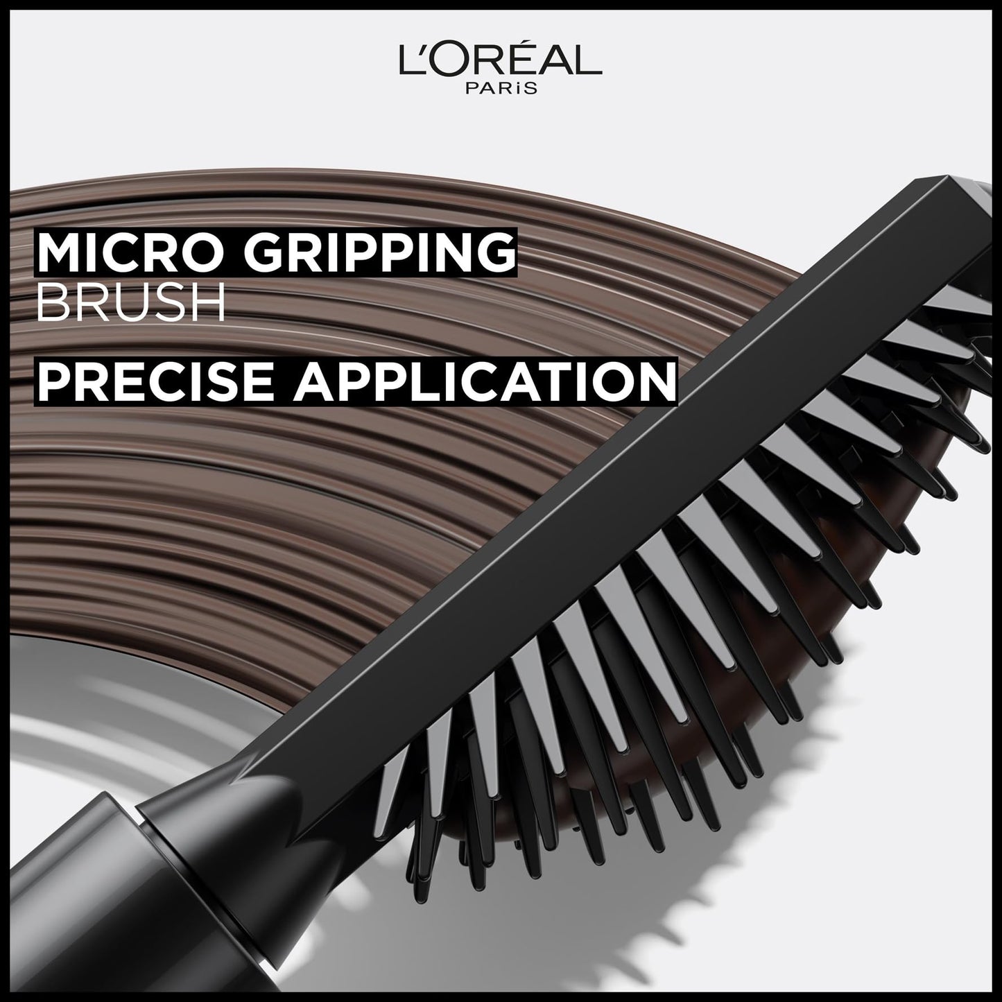 L'Oréal Paris Volumising Brow Mascara, Longwear Brow Gel for Fuller Looking Eyebrows, Up To 24 Hours Wear, Water Resistant, Infallible Brows, 5 ml, Shade: 5.0 Light Brunette