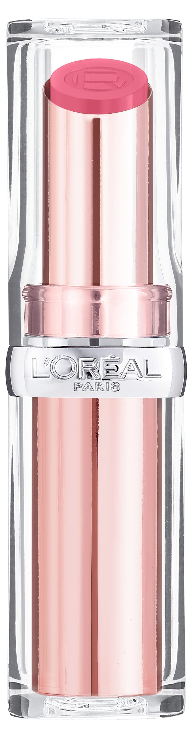 L'Oreal Paris Lipstick, Balm-In-Lipstick, Keep Lips Hydrated and Smooth, Natural-Looking Shiny Finish, Glow Paradise, 191 Nude Heaven?