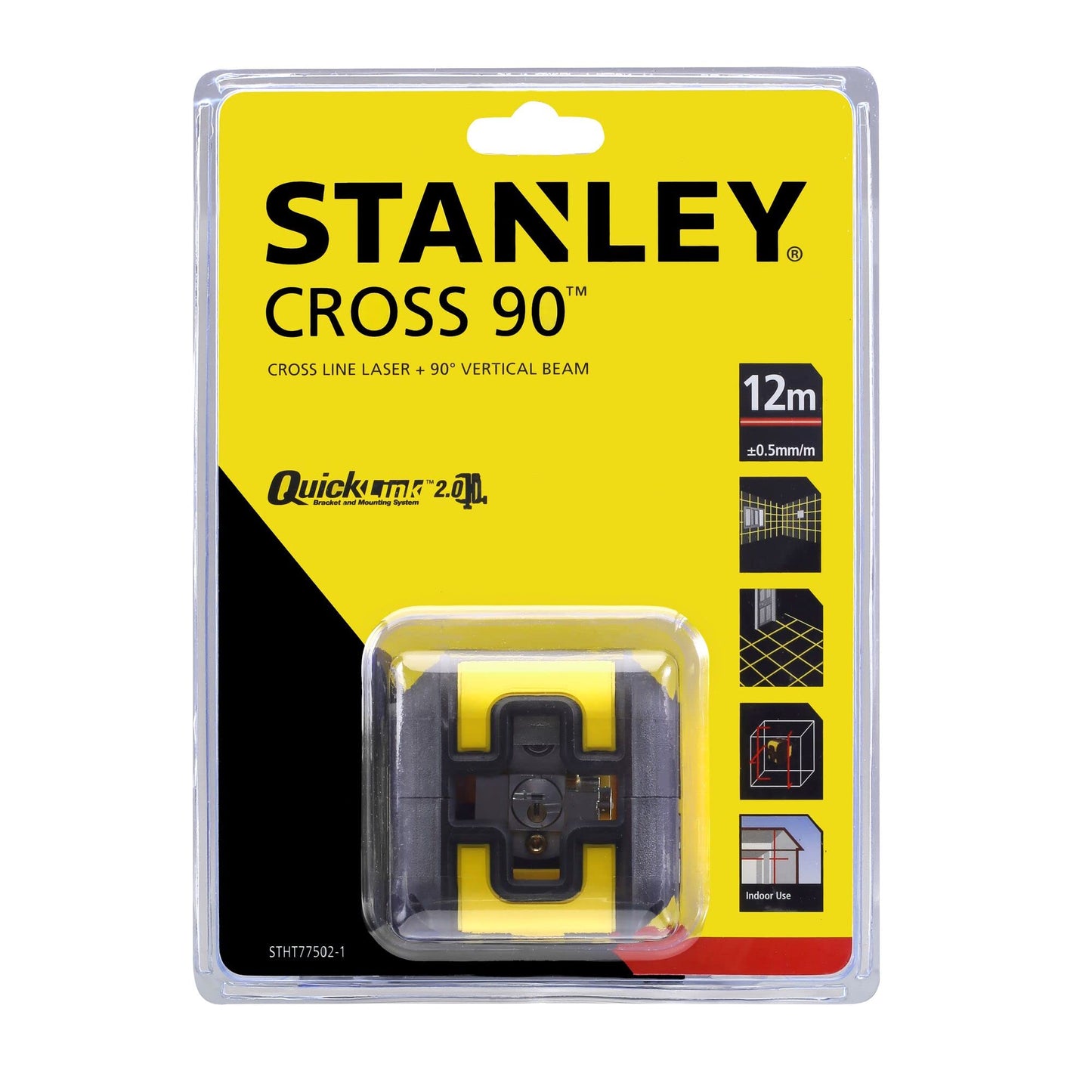 STANLEY Cross 90 Cross Line Green Beam Laser Level STHT77592-1