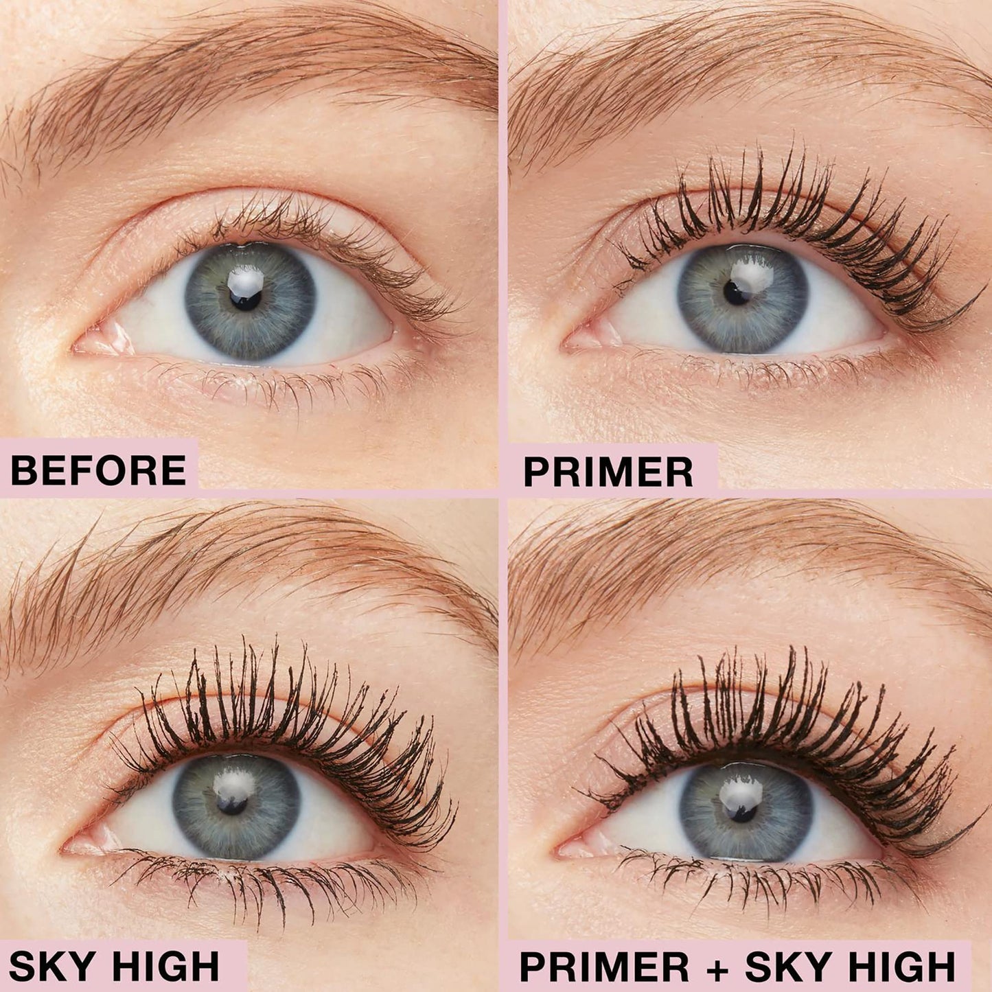 Maybelline New York Lash Sensational Sky High Boosting Tinted Primer, Lengthening & Thickening Primer Lashes Care, Serum Infused Base with Vitamin B5 & Ceramides