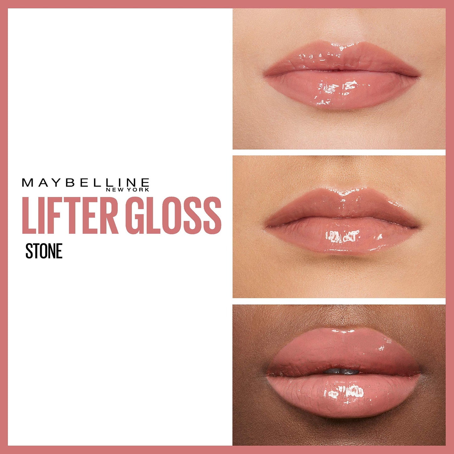 Maybelline New York Lifter Gloss, Hydrating Lip Gloss with Hyaluronic Acid, 5.4 ml, Shade: 003 Moon