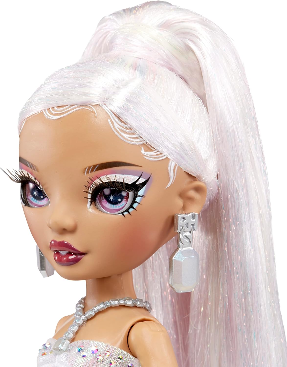 Rainbow High Holiday Editon Collectors Fashion Doll 2022 - ROXIE GRAND - Includes Multicoloured Hair, Iridescent & Diamond Gown, and Premium Doll Accessories - Great Gift for Kids Ages 6+