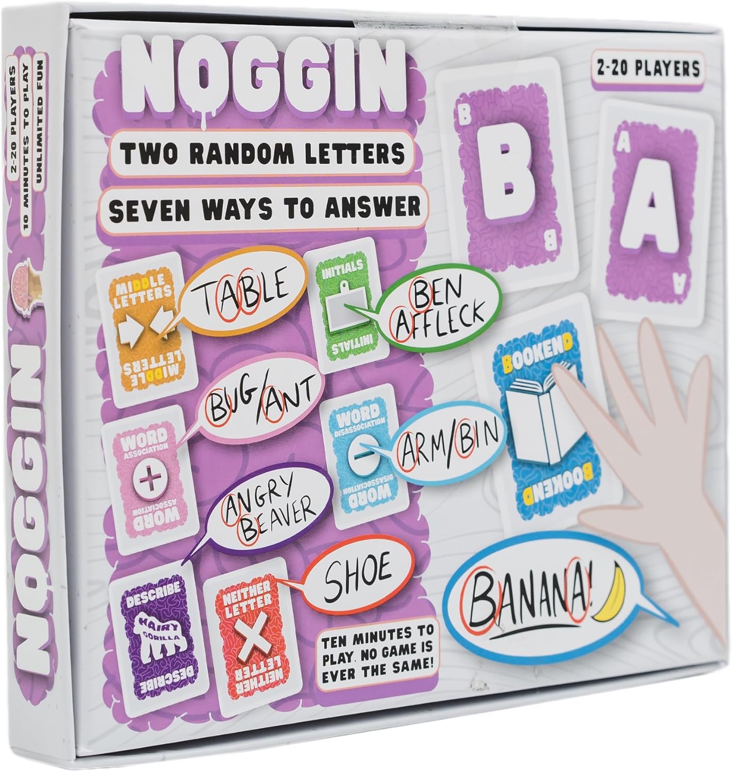 Noggin | Mind Melting Card Game from TV & Radio Personality Matt Edmondson | Ages 10+ | 2-20 Players | 10 Minutes Playing Time