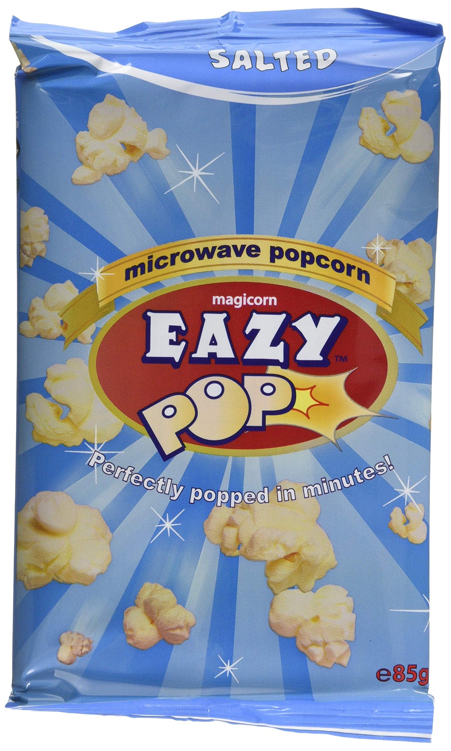 Eazypop Microwave Popcorn Butter Flavour 85g (Pack of 16)