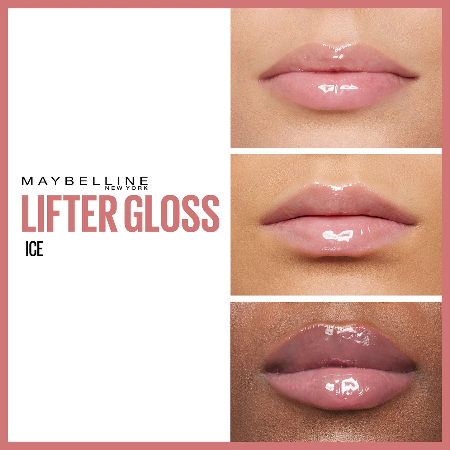 Maybelline New York Lifter Gloss, Hydrating Lip Gloss with Hyaluronic Acid, 5.4 ml, Shade: 003 Moon